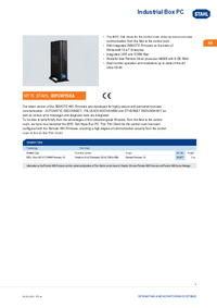 Thumbnail of document Product overview industrial box pc en gb rstahl 20031